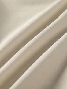 SHEIN Girls Paperbag Waist Trousers - Apricot - View 6