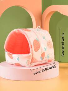 Strawberry Print Pet Bed - Multicolor - View 5