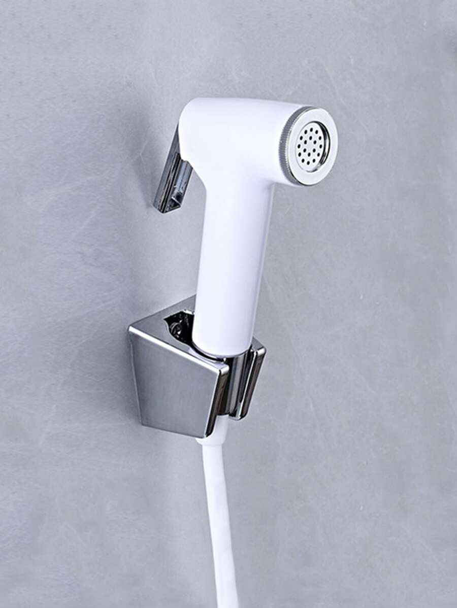 1pc Plastic Shower Head - White - View 1