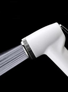 1pc Plastic Shower Head - White - View 2