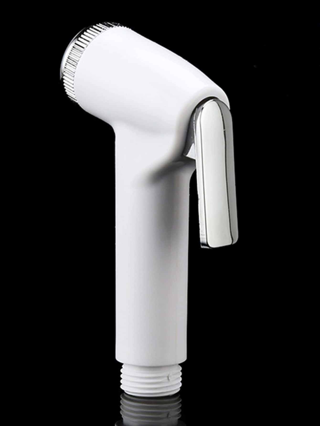 1pc Plastic Shower Head - White - View 3