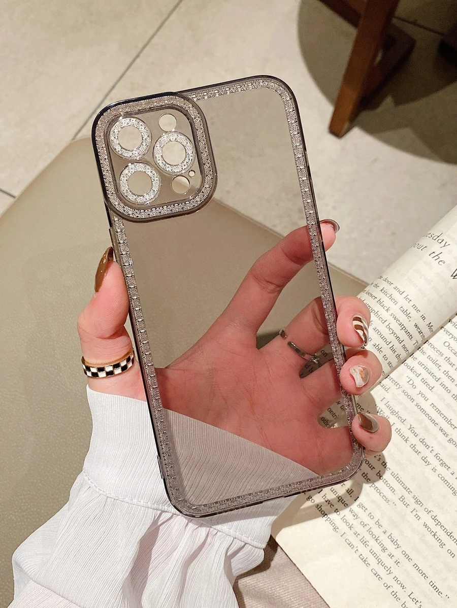 Clear Phone Case - Grey - View 1