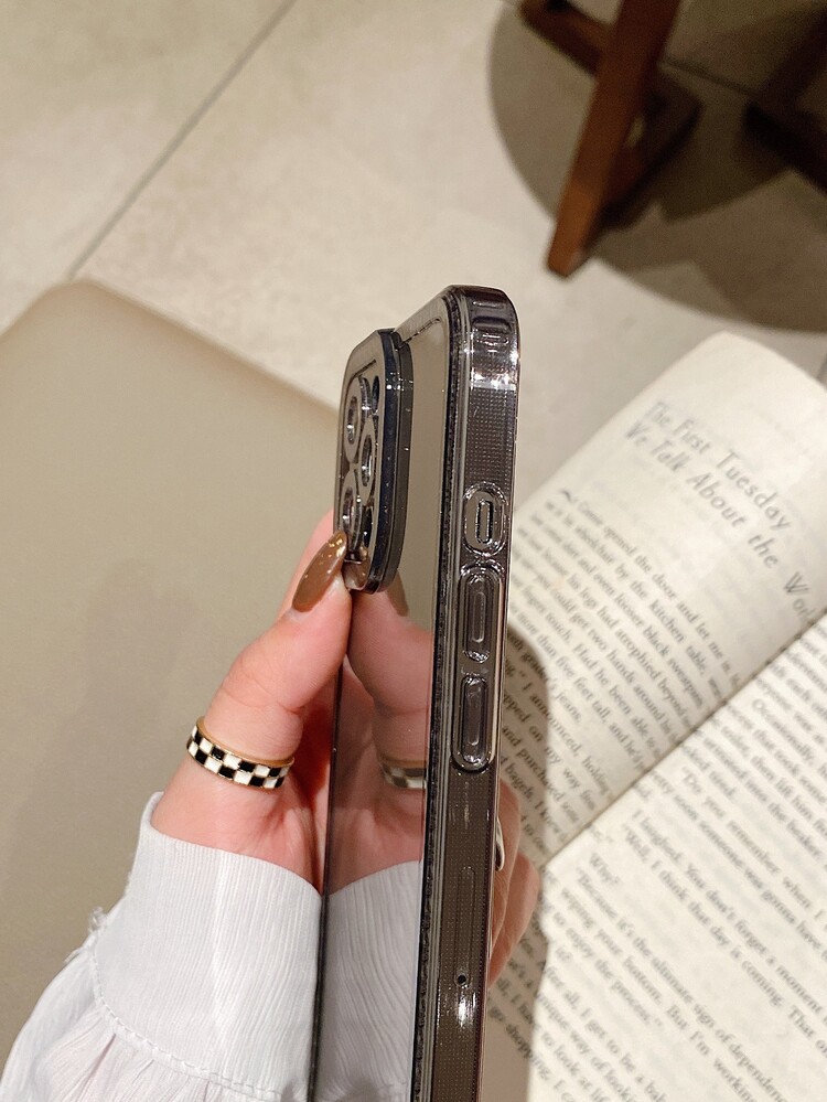 Clear Phone Case - Grey - View 4