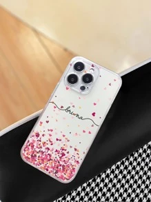 Ốp điện thoại họa tiết trái tim, tương thích với iPhone 15/15Pro/15Plus/15Promax. - Nhiều màu - Xem 2
