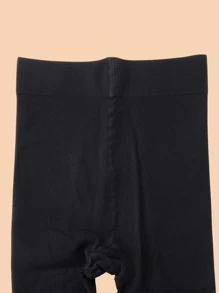 1 đôi quần bó màu đen cho bé gái mới biết đi - màu đen - Xem 4