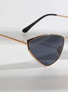 Kính thời trang mắt mèo cổ điển - Xám - Xem 4