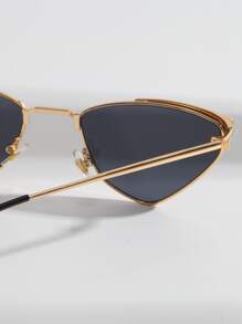 Kính thời trang mắt mèo cổ điển - Xám - Xem 5