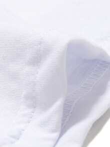 Manfinity Tops Nam Túi Slogan Giải trí - trắng - Xem 7