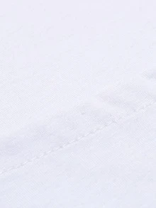 Manfinity Tops Nam Túi Slogan Giải trí - trắng - Xem 8