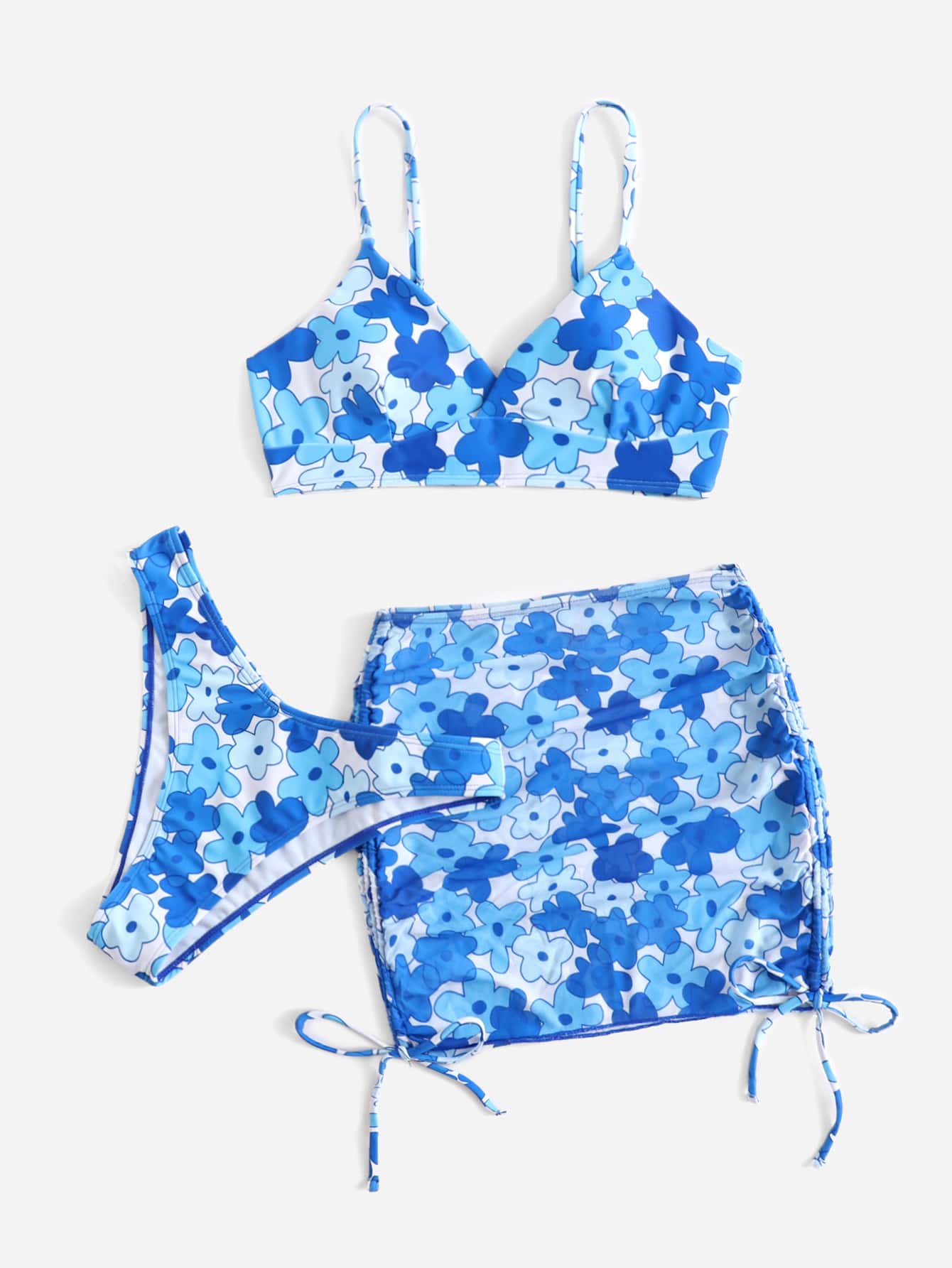 Lo nuevo en Conjunto de paquetes de bikini impreso con flores en