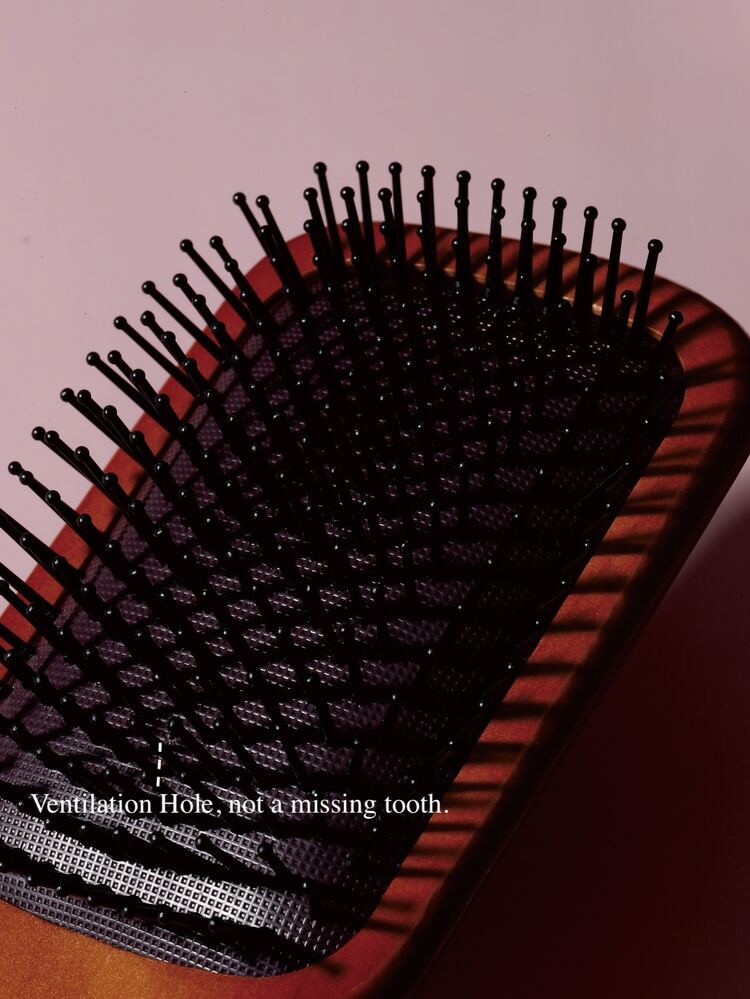 1入組頭髮刷 - 棕色 - 查看 3