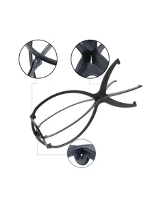 1pc Wig Stand Holder - Black - View 3