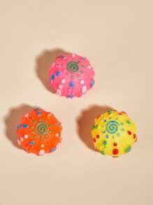 Đồ chơi âm thanh thú cưng màu sắc ngẫu nhiên 1pc - Nhiều màu - Xem 1