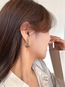 DAZY 纯色多层环形耳环