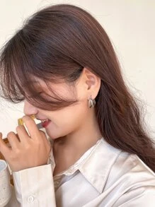 DAZY 纯色多层环形耳环