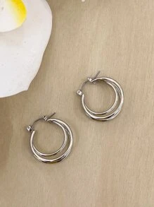 DAZY 纯色多层环形耳环