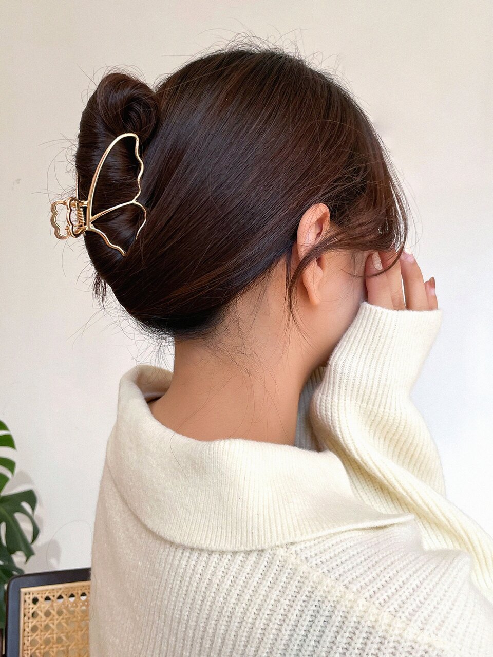 Butterfly Design Hair Claw Street
