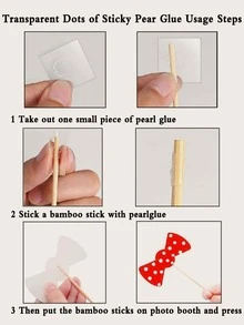 54pcs Baby Shower Party Photo Prop - Multicolor - View 3