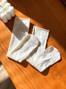 DAZY 素色中筒襪 - 米色 - 查看 6