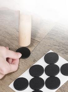 Almohadilla de pie de mesa antideslizante de 30 piezas, pegatina de pierna de silla redonda de EVA negra, para oficina en casa - Negro - Ver 5