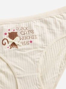 8pack Plus Cartoon Graphic Panty - Multicolor - View 5