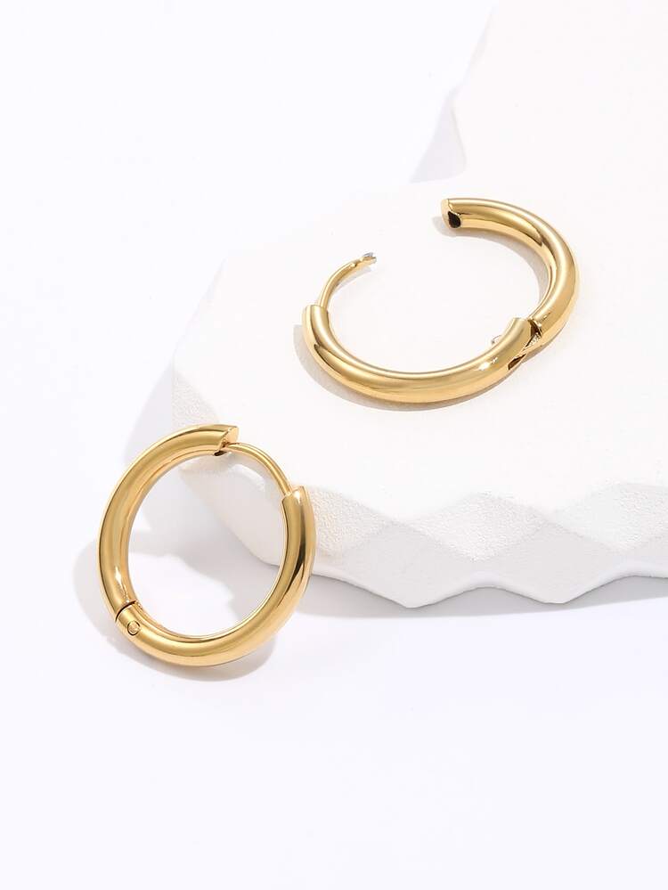 1 Bộ trang sức cô dâu bằng đồng mạ vàng, quà tặng cưới cho phụ nữ - Vàng - Xem 3