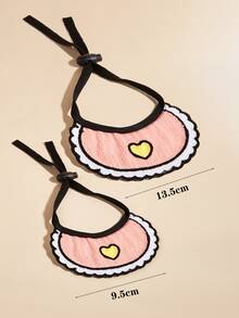 Yếm thú cưng mô hình trái tim - Nhiều màu - Xem 4