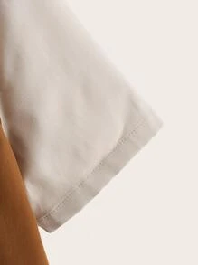 SHEIN Áo sơ mi nam tuổi teen phối nhiều màu sắc, cài một hàng khuy, cá nhân hóa, thích hợp cho mùa hè. - Nhiều màu - Xem 3