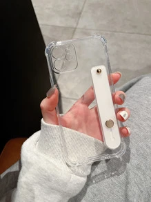 Clear Phone Case With Wristband Holder - Clear - View 6