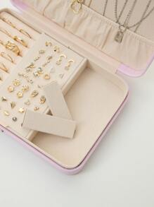 1pc 2 Layers Random Color Jewelry Box - Multicolor - View 6