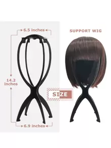 1 pieza Peluca Soporte - Rosa - Ver 4