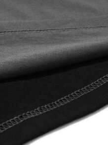 Manfinity Homme 男士撞色字母圖案連帽T恤 - 彩色 - 查看 5