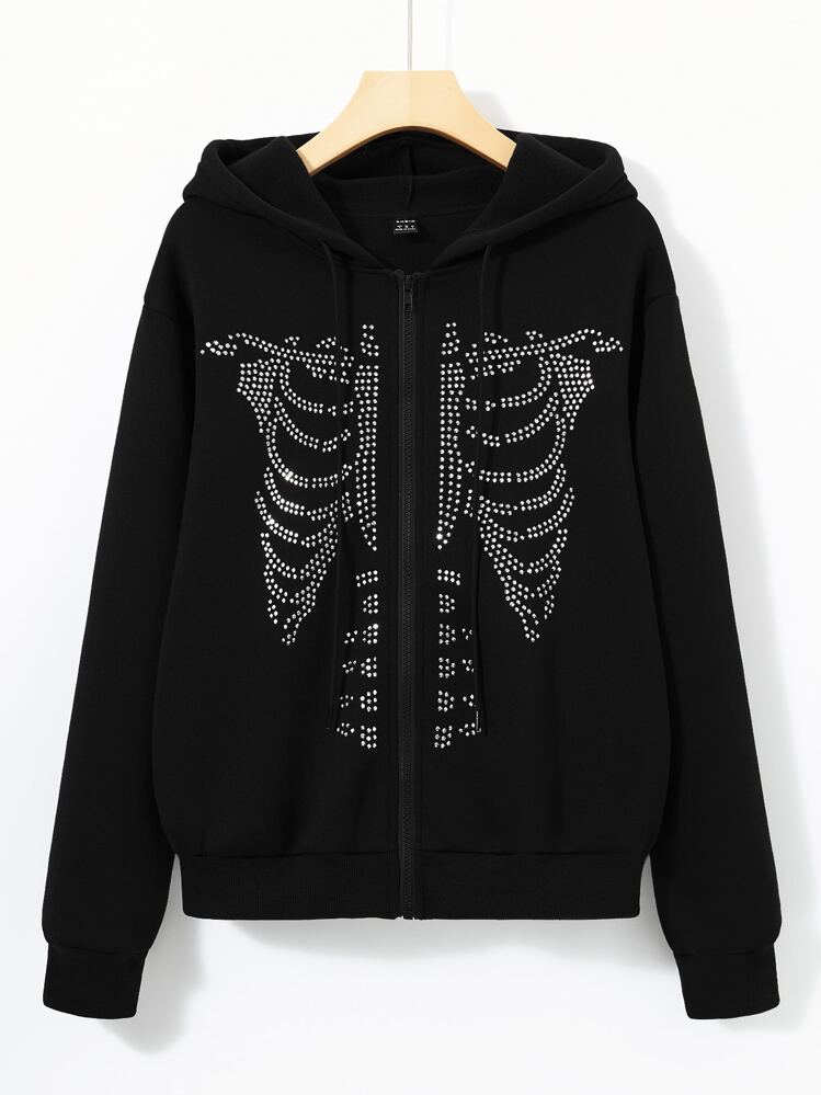 【送料&関税込】Stone  Logo Printed Drawstring Hoodie Wholesale-Winter-New-Custom-