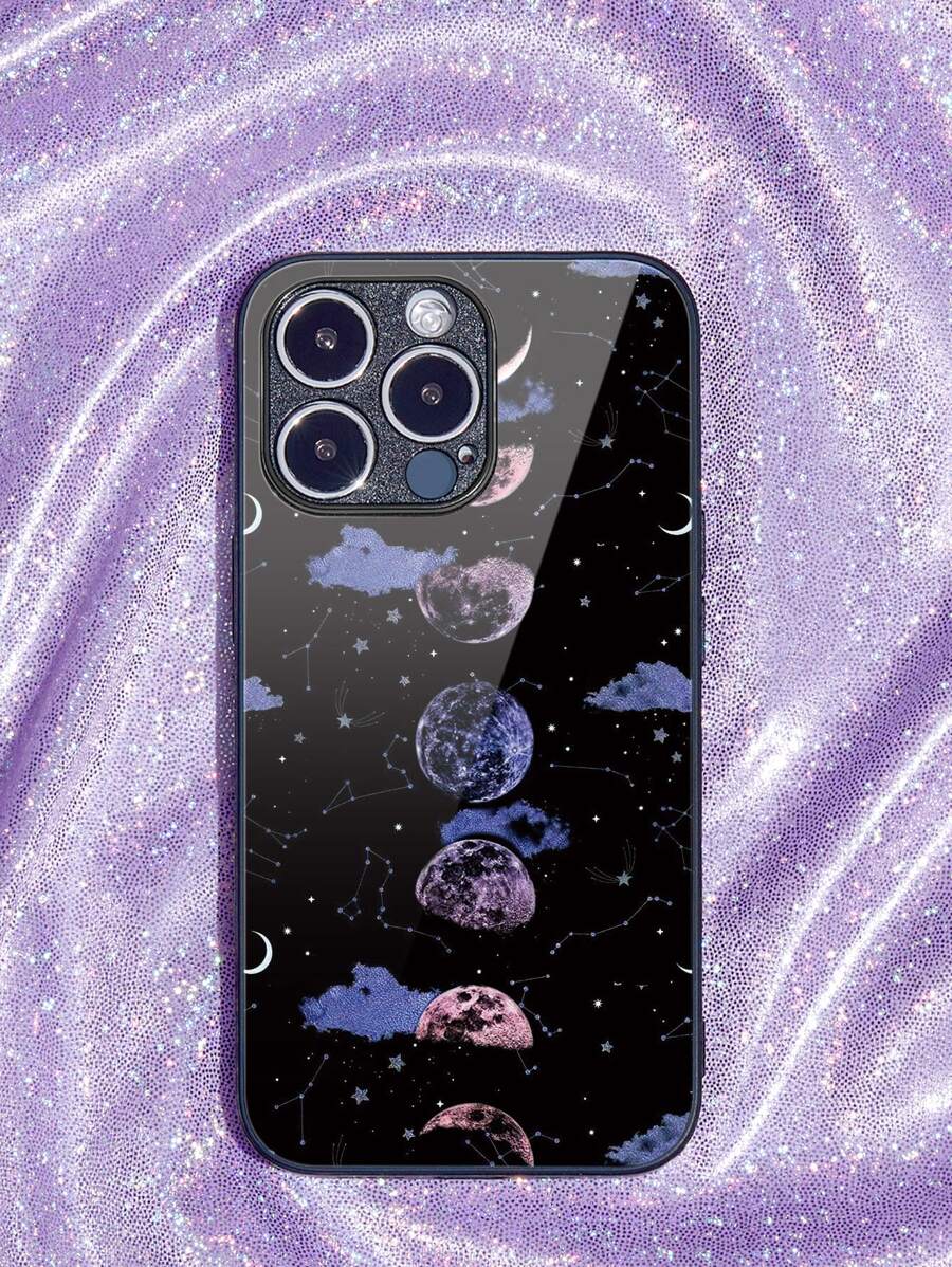 Moon Eclipse Phone Case - Multicolor - View 1
