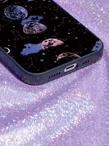 Moon Eclipse Phone Case - Multicolor - View 3