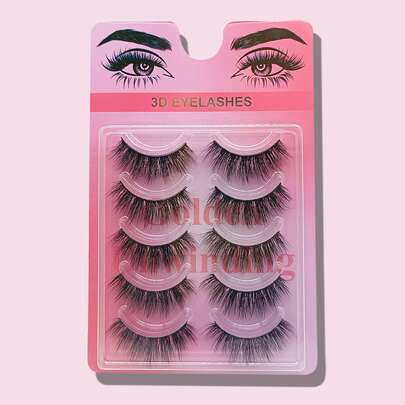 5pairs Extra Long False Eyelashes