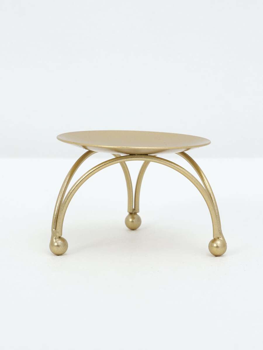 Giá đỡ nến bằng sắt - Vàng - Xem 1