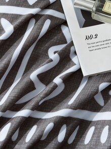 Bộ vỏ chăn có họa tiết hình học không có chất độn - Nhiều màu - Xem 7