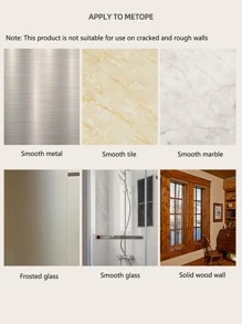 1pc Wall Mounted Storage Rack, Multifunction Phone Charging Rack With Hook For Home - White - View 4