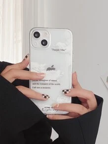 雲朵圖案透明手機殼 - 彩色 - 查看 6