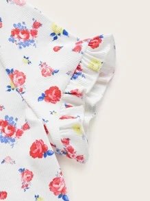 SHEIN MOD 印花前繫帶T恤 - 彩色 - 查看 3