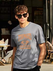 Tops Nam Lá thư Giải trí - Xám - Xem 5