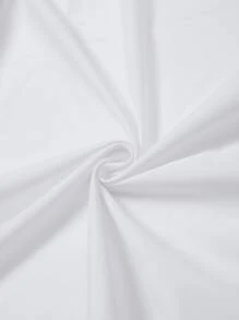 Manfinity Mode Nam Nút Phía Trước Slim Fit Dài Tay Lên Trơn Toàn Màu Trắng Công Sở Sơ Mi Công Sở - trắng - Xem 5