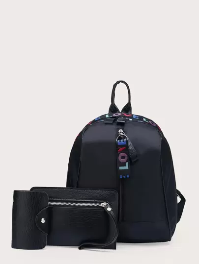 3本入り ジップフロント バックパックセットの画像