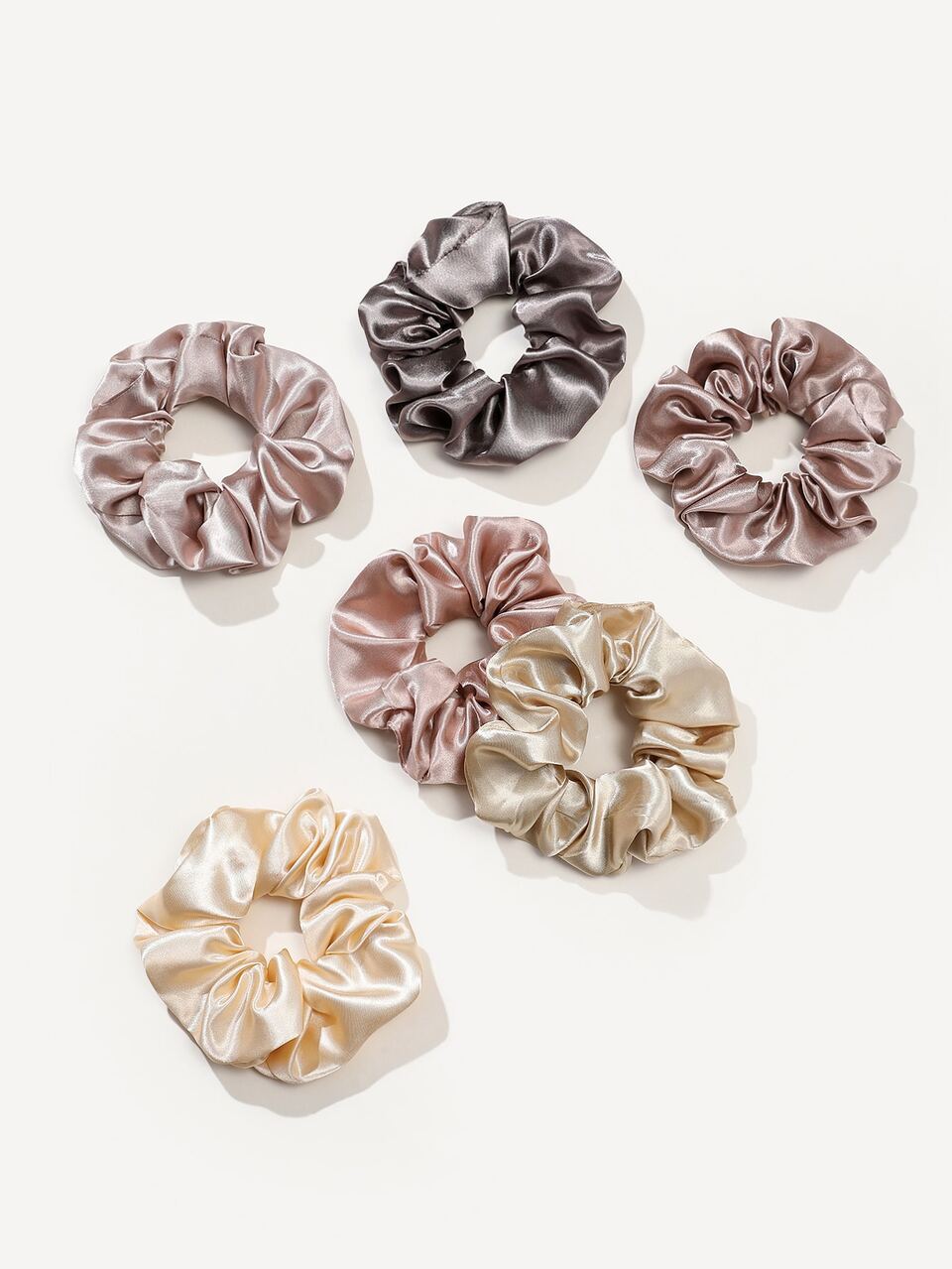 12pcs Solid Minimalist Scrunchie Scrunchies Hair Ties Scrunchy Hair Ties