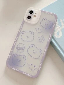 卡通小熊手機外殼 - 彩色 - 查看 4