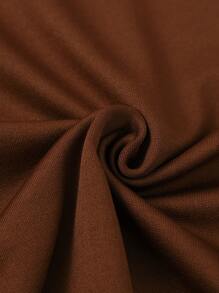 Áo thun cổ tròn in hình khủng long Áo thun họa tiết cho nữ - Cà phê nâu - Xem 5