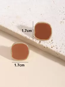 Hoa tai đinh tán hình học - Nhiều màu - Xem 5