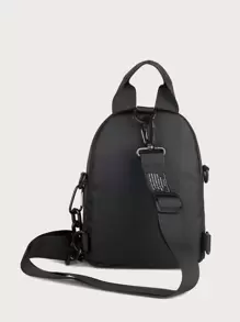 Túi Satchel trang trí chuỗi mini thể thao, Unisex, nhẹ, thông thường dành cho doanh nhân dành cho nữ tuổi teen Sinh viên đại học, tân binh và nhân viên cổ trắng Hoàn hảo cho văn phòng, đại học, công việc, kinh doanh, đi làm, ngoài trời, du lịch, đi chơi cho nữ sinh viên đại học nữ tuổi teen, Nam và Nam , Ngoài trời , Du lịch , Đi chơi , Trường tiểu học , Trung học cơ sở , Trung học phổ thông , Mua sắm , Kỳ nghỉ , Bãi biển , Kỳ nghỉ - màu đen - Xem 4
