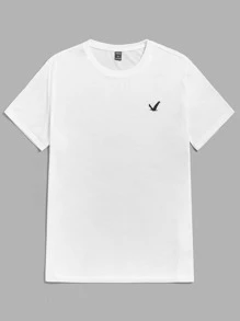 Manfinity VCAY Men 2pcs Bird Embroidery Tee - Multicolor - View 3